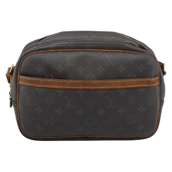 LOUIS VUITTON Monogram Reporter PM Shoulder Bag M45254 LV Auth bs35458