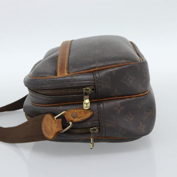 LOUIS VUITTON Monogram Reporter PM Shoulder Bag M45254 LV Auth bs35458