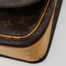 LOUIS VUITTON Monogram Cartouchiere MM Shoulder Bag M51253 LV Auth bs35459-14