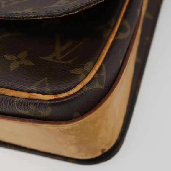 LOUIS VUITTON Monogram Cartouchiere MM Shoulder Bag M51253 LV Auth bs35459