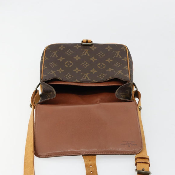 LOUIS VUITTON Monogram Cartouchiere MM Shoulder Bag M51253 LV Auth bs35459
