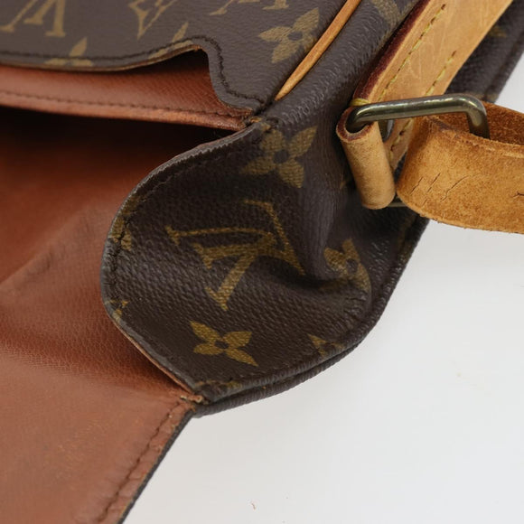 LOUIS VUITTON Monogram Cartouchiere MM Shoulder Bag M51253 LV Auth bs35459