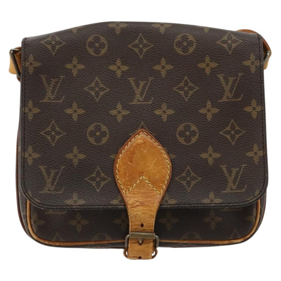 LOUIS VUITTON Monogram Cartouchiere MM Shoulder Bag M51253 LV Auth bs35459