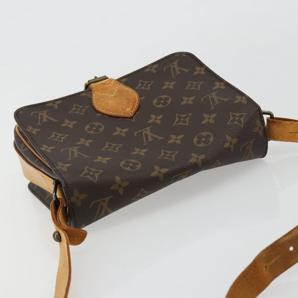 LOUIS VUITTON Monogram Cartouchiere MM Shoulder Bag M51253 LV Auth bs35459