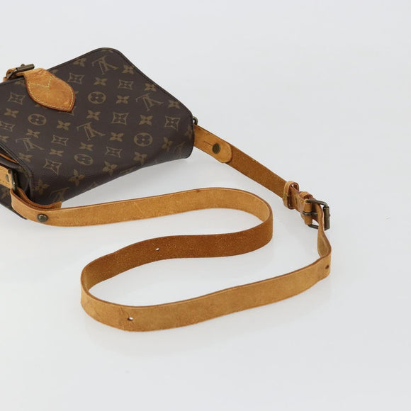LOUIS VUITTON Monogram Cartouchiere MM Shoulder Bag M51253 LV Auth bs35459