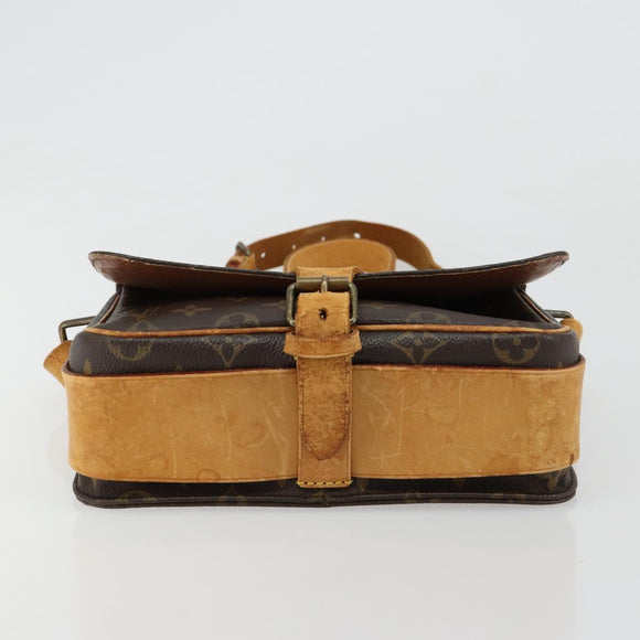 LOUIS VUITTON Monogram Cartouchiere MM Shoulder Bag M51253 LV Auth bs35459