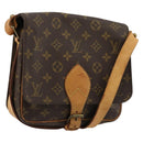 LOUIS VUITTON Monogram Cartouchiere MM Umhängetasche M51253 LV Auth bs35460-1