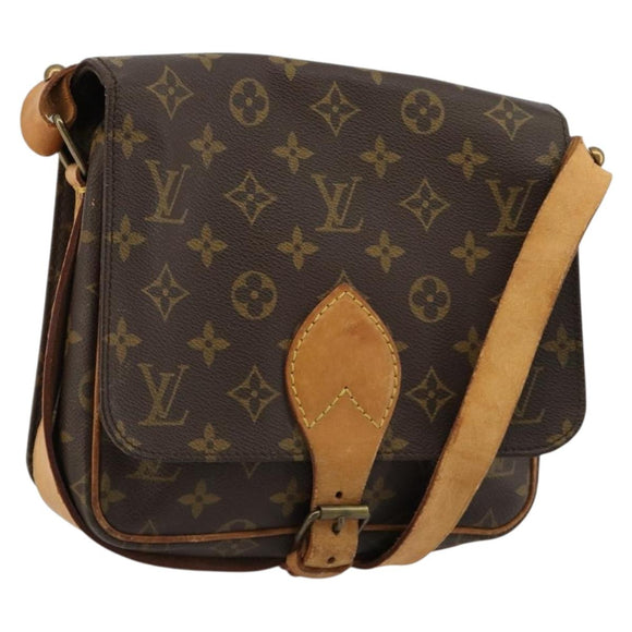 LOUIS VUITTON Monogram Cartouchiere MM Umhängetasche M51253 LV Auth bs35460