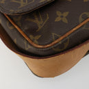 LOUIS VUITTON Monogram Cartouchiere MM Umhängetasche M51253 LV Auth bs35460-11