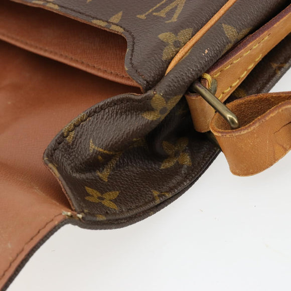 LOUIS VUITTON Monogram Cartouchiere MM Umhängetasche M51253 LV Auth bs35460