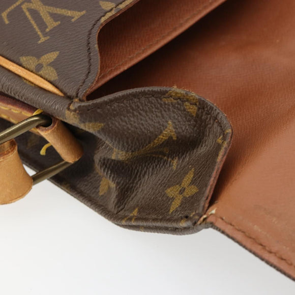 LOUIS VUITTON Monogram Cartouchiere MM Umhängetasche M51253 LV Auth bs35460
