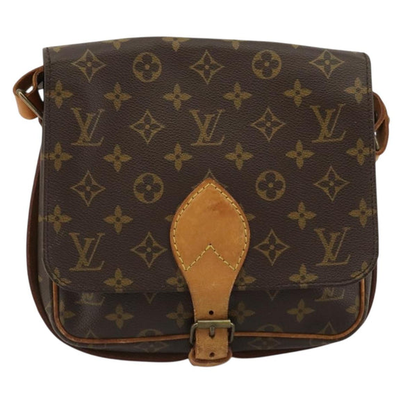 LOUIS VUITTON Monogram Cartouchiere MM Umhängetasche M51253 LV Auth bs35460