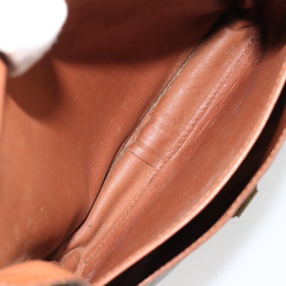 LOUIS VUITTON Monogram Cartouchiere MM Umhängetasche M51253 LV Auth bs35460