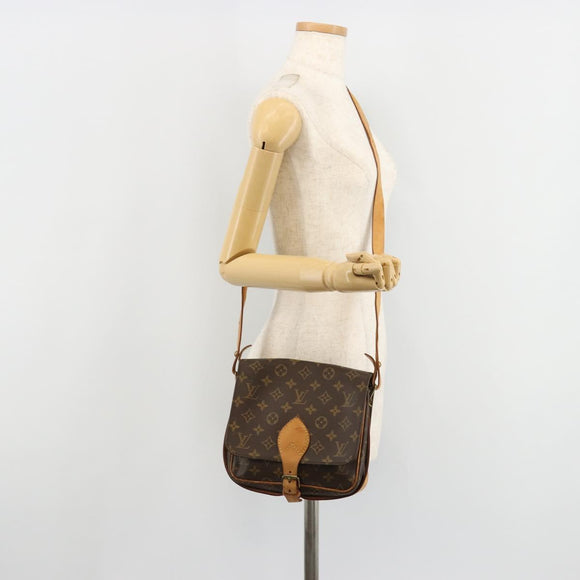 LOUIS VUITTON Monogram Cartouchiere MM Umhängetasche M51253 LV Auth bs35460