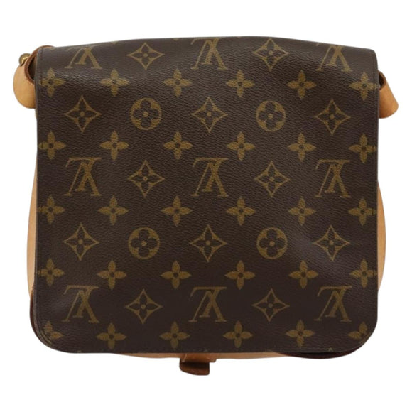 LOUIS VUITTON Monogram Cartouchiere MM Umhängetasche M51253 LV Auth bs35460