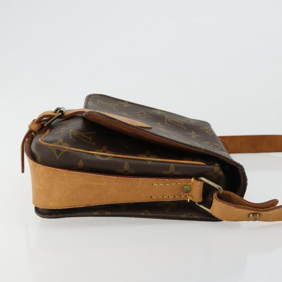 LOUIS VUITTON Monogram Cartouchiere MM Umhängetasche M51253 LV Auth bs35460