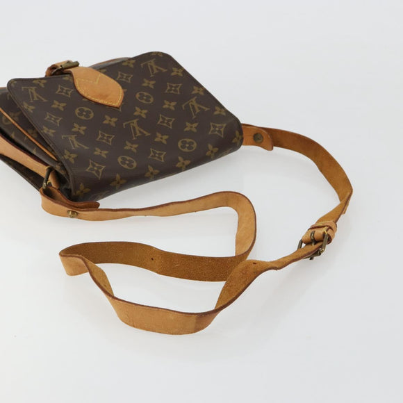 LOUIS VUITTON Monogram Cartouchiere MM Umhängetasche M51253 LV Auth bs35460