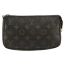LOUIS VUITTON Monogram Pochette Accessoires Tasche M51980 LV Auth bs35461-13