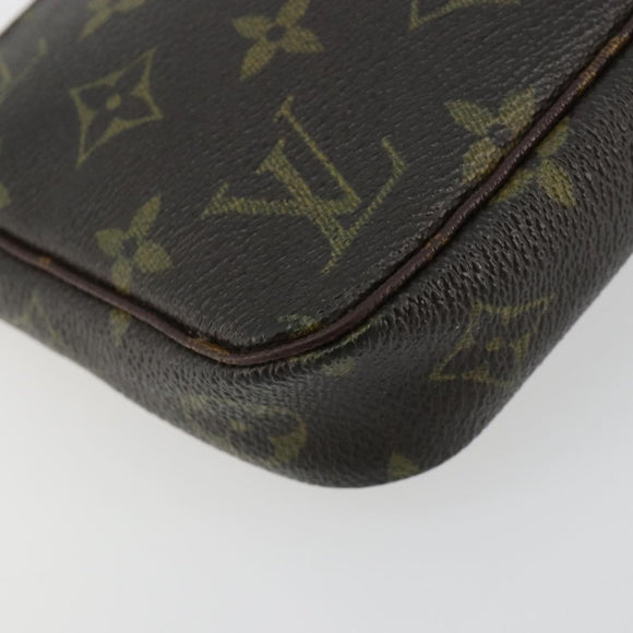 LOUIS VUITTON Monogram Pochette Accessoires Tasche M51980 LV Auth bs35461