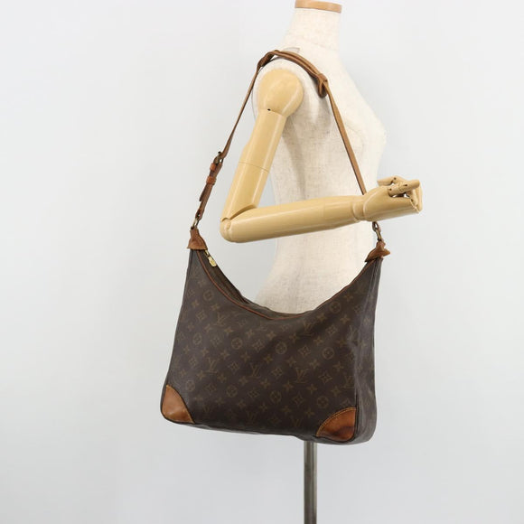 LOUIS VUITTON Monogram Boulogne 35 Shoulder Bag M51260 LV Auth bs35462