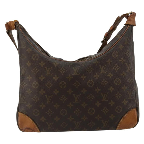 LOUIS VUITTON Monogram Boulogne 35 Shoulder Bag M51260 LV Auth bs35462