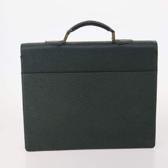LOUIS VUITTON Taiga Serviette Kourad Business 2 Set Acajou Epicea Auth bs35468