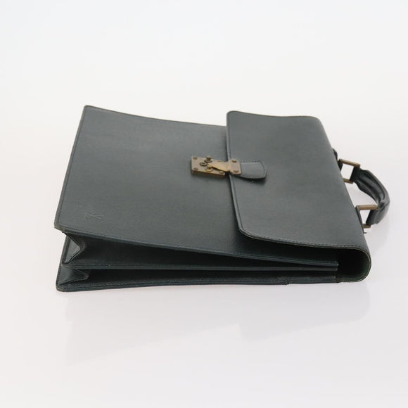 LOUIS VUITTON Taiga Serviette Kourad Business 2 Set Acajou Epicea Auth bs35468
