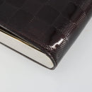 LOUIS VUITTON Damier Vernis Anju GM Hand Bag Red Carmine N92108 LV Auth bs35470-17