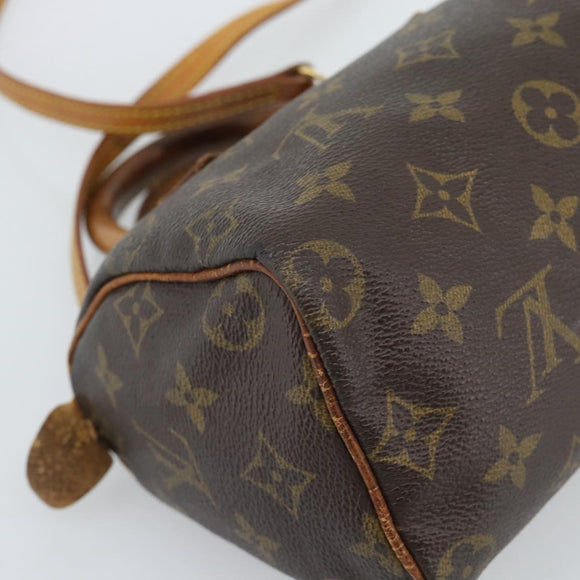 LOUIS VUITTON Monogram Mini Speedy Bandouliere Japon 88 Bag M99014 Auth bs35472
