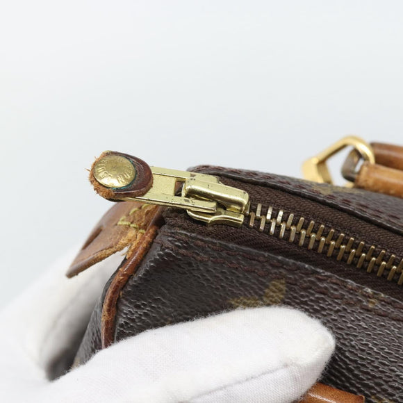 LOUIS VUITTON Monogram Mini Speedy Bandouliere Japan 88 Tasche M99014 Auth bs35472