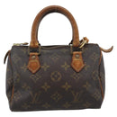 LOUIS VUITTON Monogram Mini Speedy Bandouliere Japan 88 Tasche M99014 Auth bs35472-13