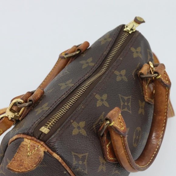 LOUIS VUITTON Monogram Mini Speedy Bandouliere Japan 88 Tasche M99014 Auth bs35472