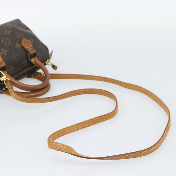 LOUIS VUITTON Monogram Mini Speedy Bandouliere Japan 88 Tasche M99014 Auth bs35472