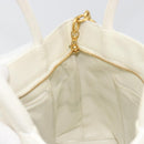 CHANEL Reissue Tote Bag Caviar Skin White Gold CC Auth bs35475-17
