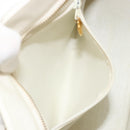 CHANEL Reissue Tote Bag Caviar Skin White Gold CC Auth bs35475-20