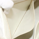 CHANEL Reissue Tote Bag Caviar Skin White Gold CC Auth bs35475-21