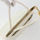 CHANEL Reissue Tote Bag Caviar Skin White Gold CC Auth bs35475-6