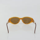 SAINT LAURENT Sunglasses Plastic Beige Gold Auth bs35478-2