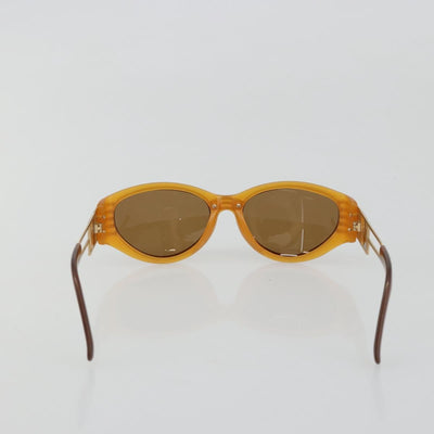 SAINT LAURENT Sunglasses Plastic Beige Gold Auth bs35478 - 0