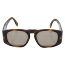CHANEL Zonnebril met Schildpadpatroon Kunststof Bruin Goud CC Auth bs35479-2