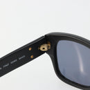 CHANEL Sunglasses Plastic Black Gold CC Auth bs35480-12