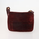 CARTIER Must Line Shoulder Bag Leather Suede 4 Set Bordeaux Auth bs35481-3