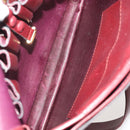 CARTIER Must Line Shoulder Bag Leather Suede 4 Set Bordeaux Auth bs35481-7