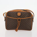 CELINE Macadam Canvas Hand Bag PVC Leather 3 Set Brown Auth bs35482-10