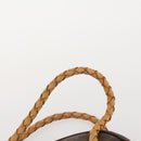 CELINE Macadam Canvas Hand Bag PVC Leather 3 Set Brown Auth bs35482-21