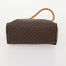 CELINE Macadam Canvas Hand Bag PVC Leather 3 Set Brown Auth bs35482-22