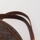 CELINE Macadam Canvas Hand Bag PVC Leather 3 Set Brown Auth bs35482-6