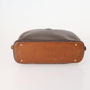 CELINE Macadam Canvas Hand Bag PVC Leather 3 Set Brown Auth bs35482-8