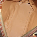 CELINE Macadam Canvas Hand Bag PVC Leather 3 Set Brown Auth bs35482-9