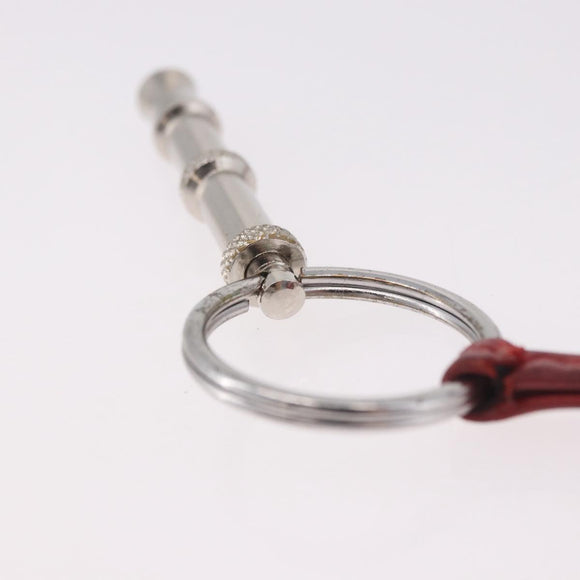HERMES Whistle Charm metal Silver Auth bs35483